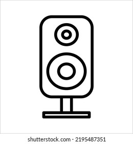 loudspeaker icon on white background