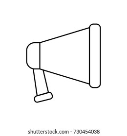 loudspeaker icon outline