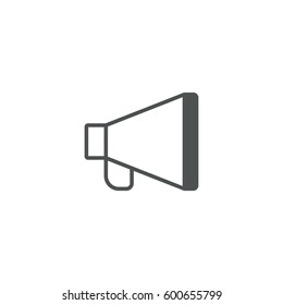 loudspeaker icon. sign design
