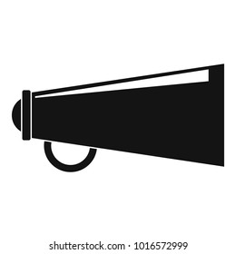 Loudspeaker icon. Simple illustration of loudspeaker vector icon for web