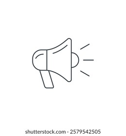 Loudspeaker icon symbol vector illustration isolated on white background