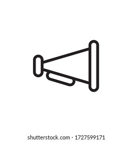 Loudspeaker icon symbol vector isolated