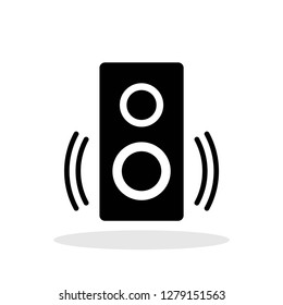 Loudspeaker icon in trendy flat style. Vector Illustration EPS 10.