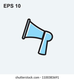 loudspeaker icon vector