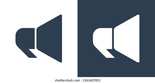 Loudspeaker Icon Vector