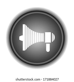 Loudspeaker icon, vector. 