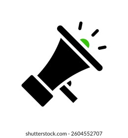 Loudspeaker icon vector for announcement concept