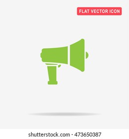 Loudspeaker icon. Vector concept illustration for design.