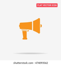 Loudspeaker icon. Vector concept illustration for design.