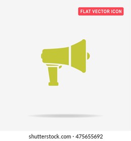 Loudspeaker icon. Vector concept illustration for design.