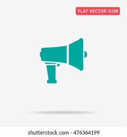 Loudspeaker icon. Vector concept illustration for design.