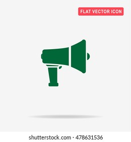 Loudspeaker icon. Vector concept illustration for design.