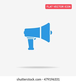 Loudspeaker icon. Vector concept illustration for design.