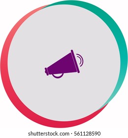 Loudspeaker  icon. Vector design.