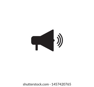 loudspeaker icon vector design element logo template