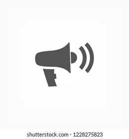 loudspeaker icon . Vector  Eps 10 