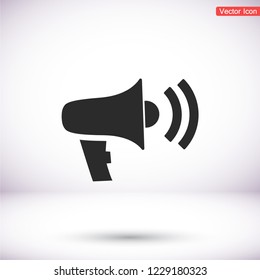 loudspeaker icon . Vector  Eps 10 