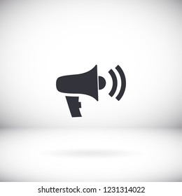 loudspeaker icon . Vector  Eps 10 