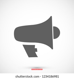 loudspeaker icon . Vector  Eps 10 