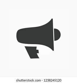loudspeaker icon . Vector  Eps 10 