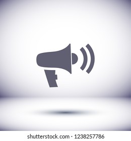 loudspeaker icon . Vector  Eps 10 