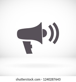 loudspeaker icon . Vector  Eps 10 