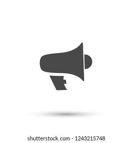 loudspeaker icon . Vector  Eps 10 