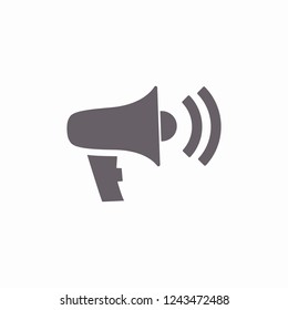 loudspeaker icon . Vector  Eps 10 