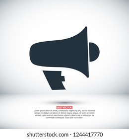 loudspeaker icon . Vector  Eps 10 