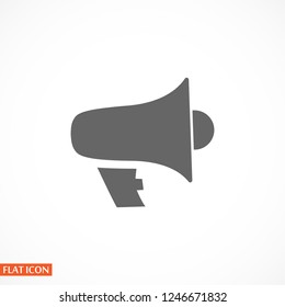 loudspeaker icon . Vector  Eps 10 