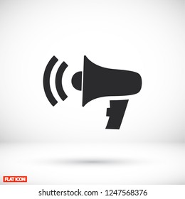 loudspeaker icon . Vector  Eps 10 