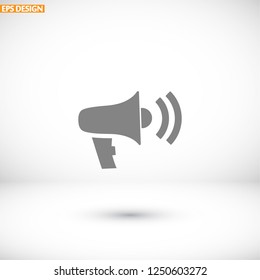 loudspeaker icon . Vector  Eps 10 