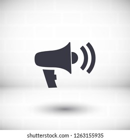 loudspeaker icon . Vector  Eps 10 