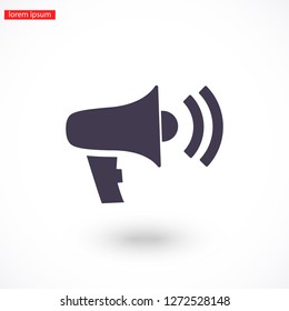loudspeaker icon . Vector  Eps 10 