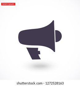loudspeaker icon . Vector  Eps 10 