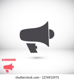 loudspeaker icon . Vector  Eps 10 