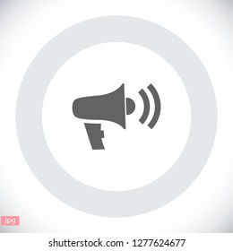 loudspeaker icon . Vector  Eps 10 
