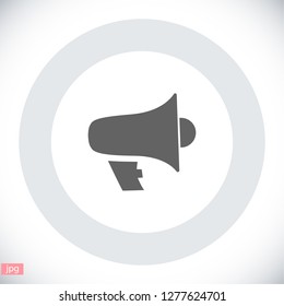 loudspeaker icon . Vector  Eps 10 