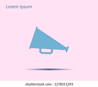 loudspeaker icon . Vector Eps 10