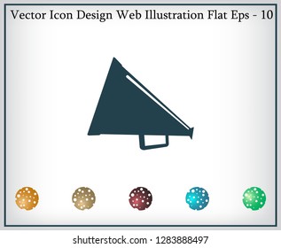 loudspeaker icon . Vector Eps 10