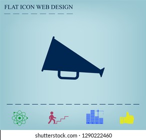 loudspeaker icon . Vector Eps 10