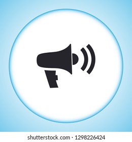 loudspeaker icon . Vector  Eps 10 