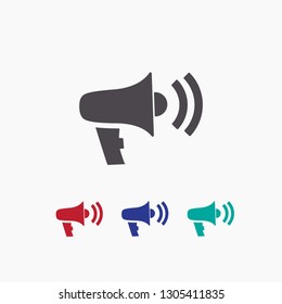 loudspeaker icon . Vector  Eps 10 
