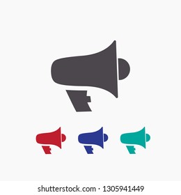 loudspeaker icon . Vector  Eps 10 