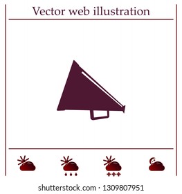 loudspeaker icon . Vector Eps 10