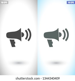 loudspeaker icon . Vector  Eps 10 