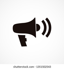 loudspeaker icon . Vector  Eps 10 