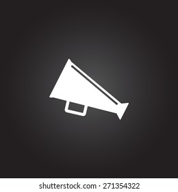 loudspeaker icon . Vector Eps 10