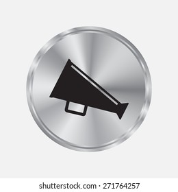 loudspeaker icon . Vector Eps 10