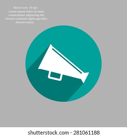 loudspeaker icon . Vector Eps 10